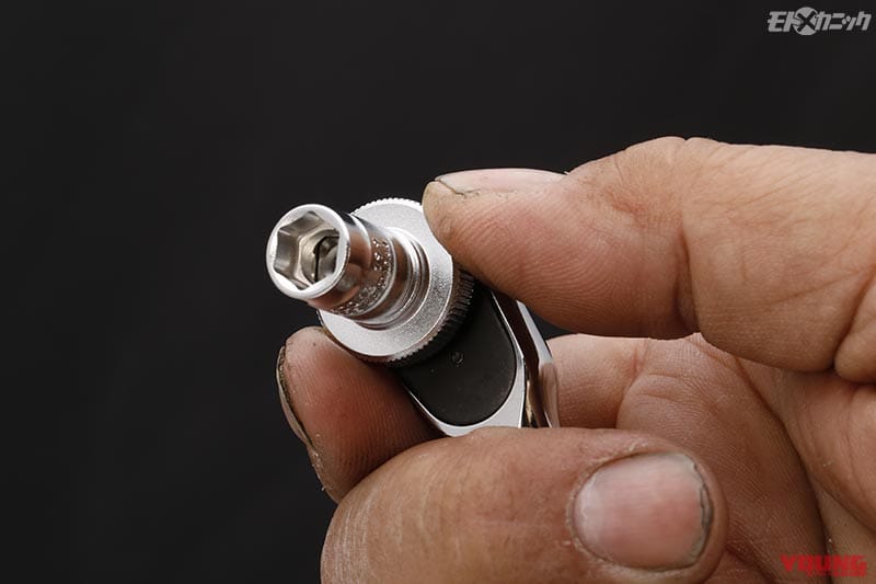 |差込角1/4の小さめソケット工具は普段のバイクメンテナンスで重宝〈ko-ken〉