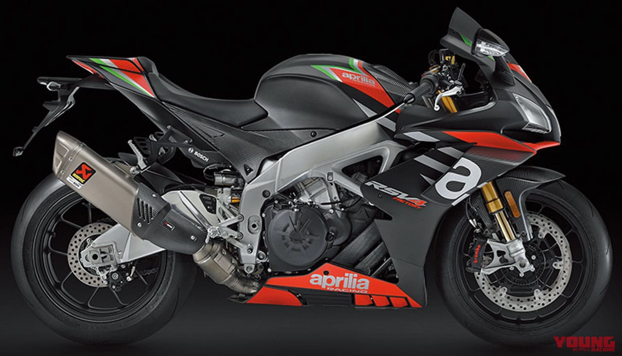 アプリリア RSV4 1100ファクトリー|’20モデル スペックベストテン〈パワーウエイトレシオ編〉【極限の軽さと力を兼備】