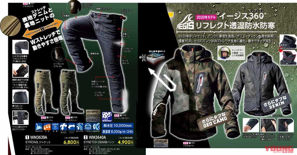 ワークマン2020秋冬カタログ|ワークマンが2020秋冬カタログ発表、バイク用に使えそうなのは?【電熱ベスト&パンツも登場】