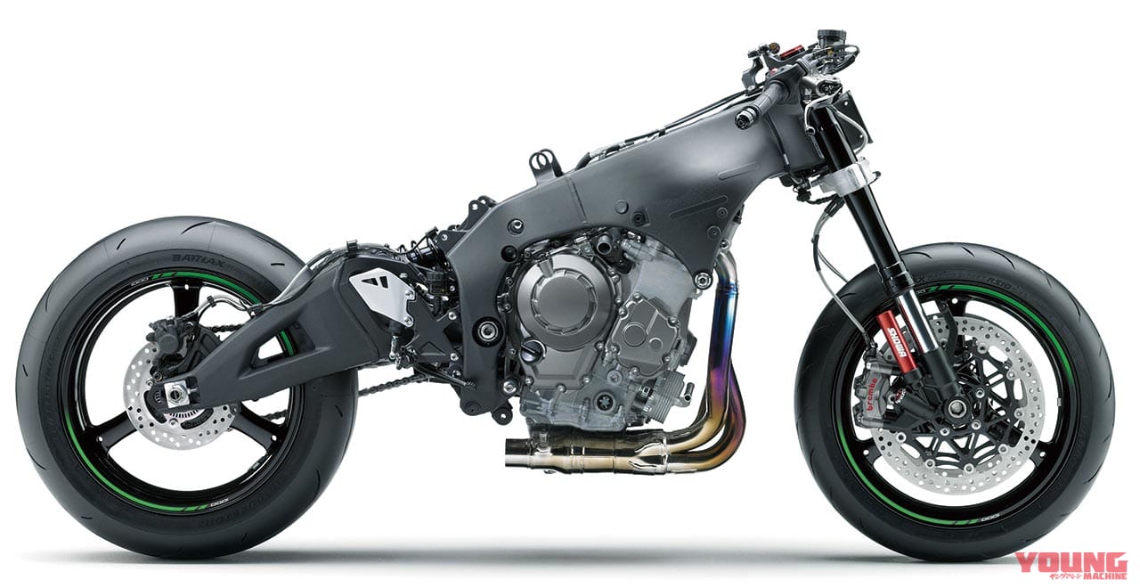 |ニンジャZX-25Rの車体は”初物&最強”尽くし【1クラス上のフレーム、サス、ブレーキ】