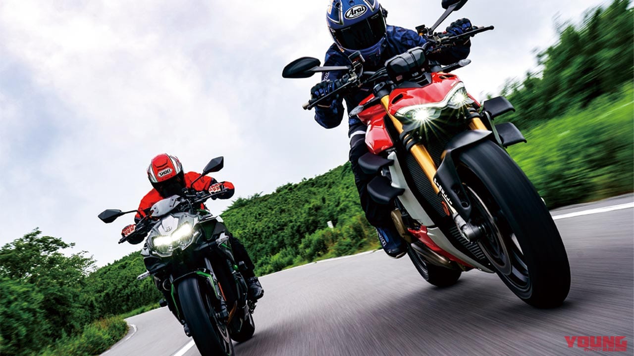 |ドゥカティ ストリートファイターV4S公道試乗インプレ【カワサキZ H2と比較|前編】