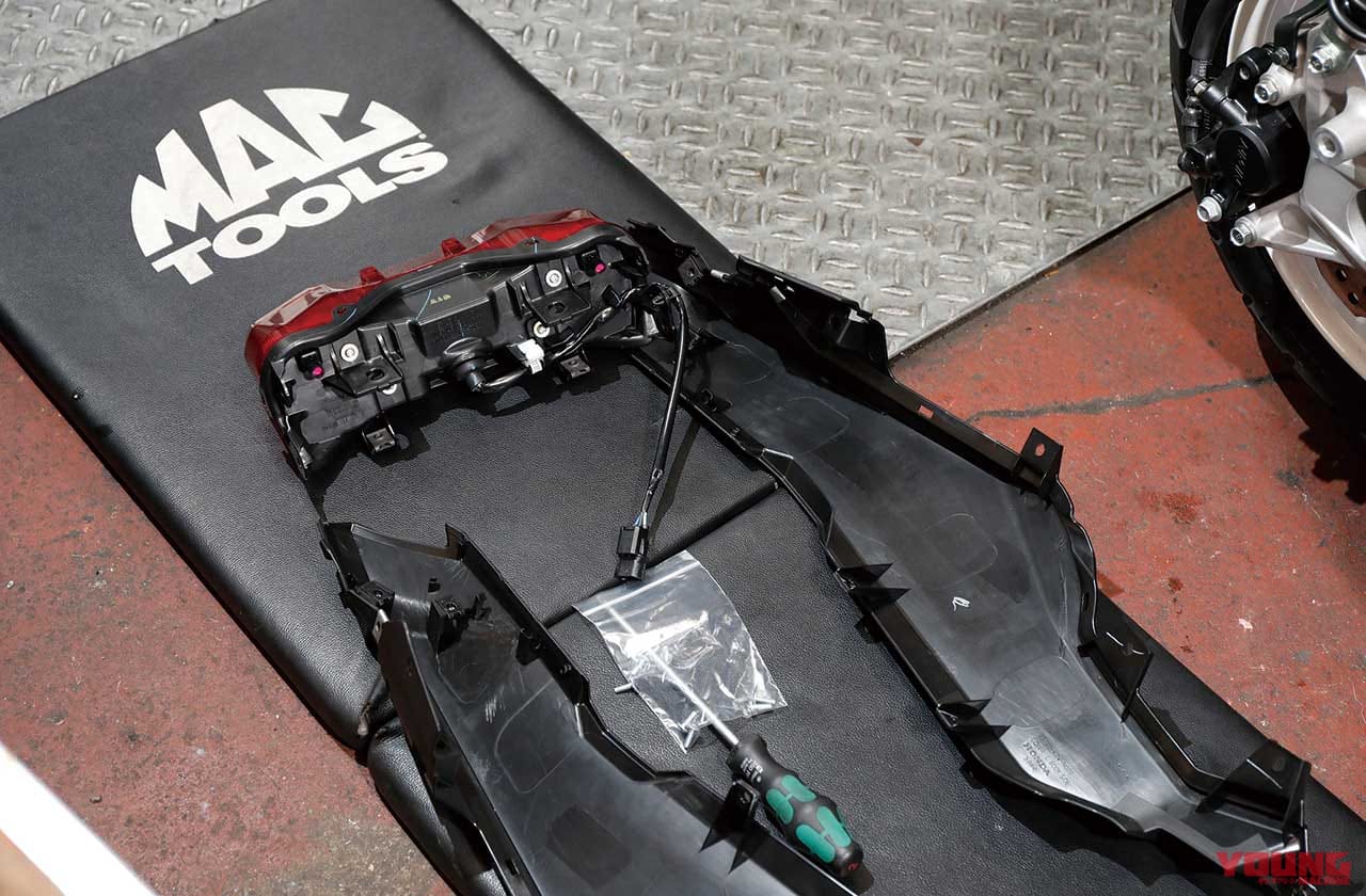 |YMラボ ADV150ラリーカスタムプロジェクト#8【ペイント済みパーツの装着は慎重に】