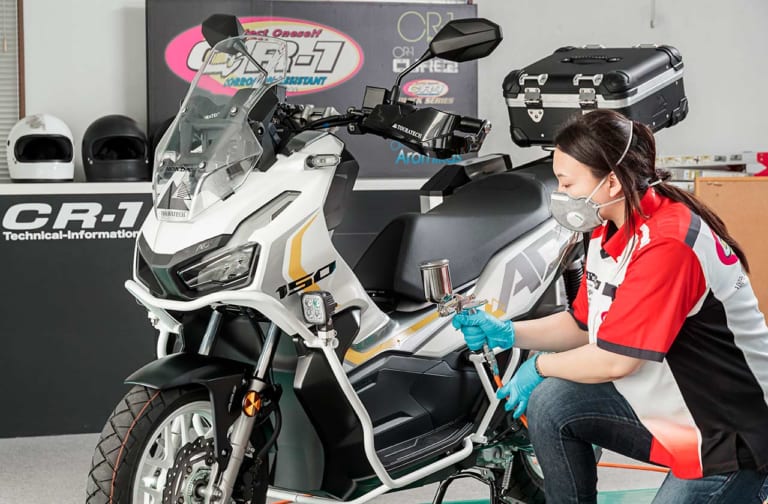 YMラボ ADV150ラリーカスタムプロジェクト#9【ガラスコーティングCR-1で仕上げ】|YMラボ ADV150ラリーカスタムプロジェクト#9【ガラスコーティングCR-1で仕上げ】