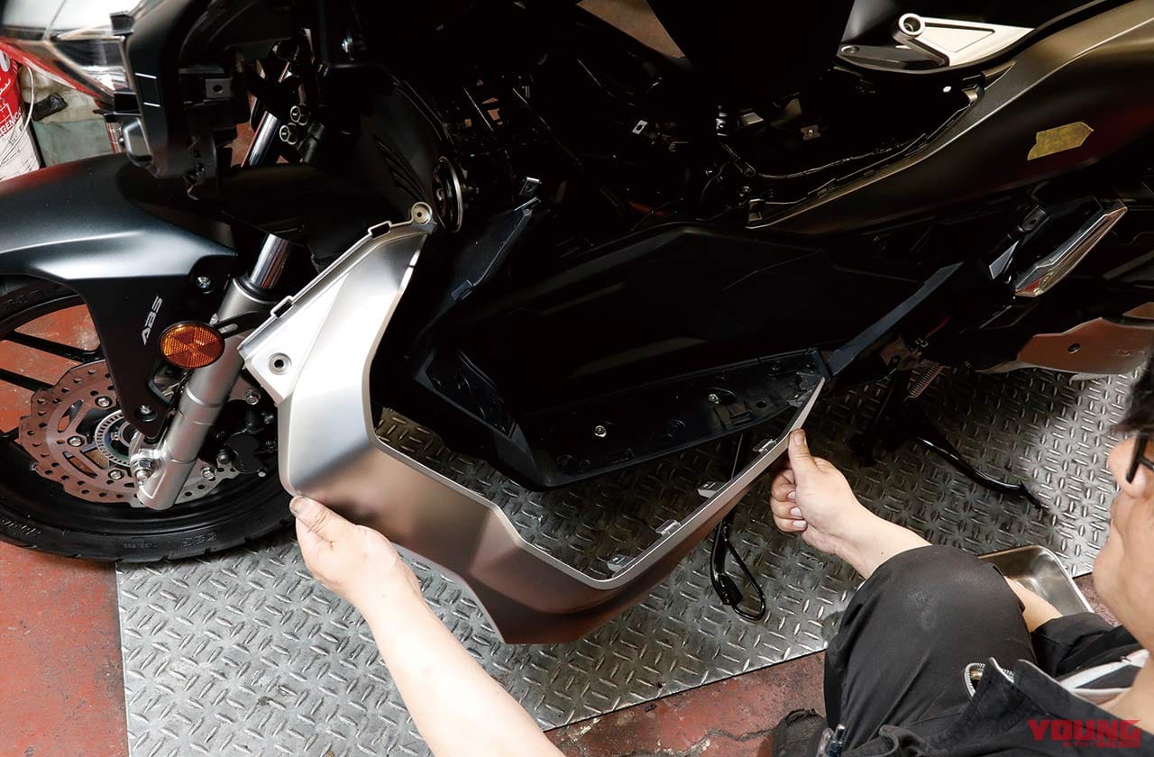 |YMラボ謹製「ADV150ラリー」カスタムプロジェクト#4【外装パーツ取り外し作業】