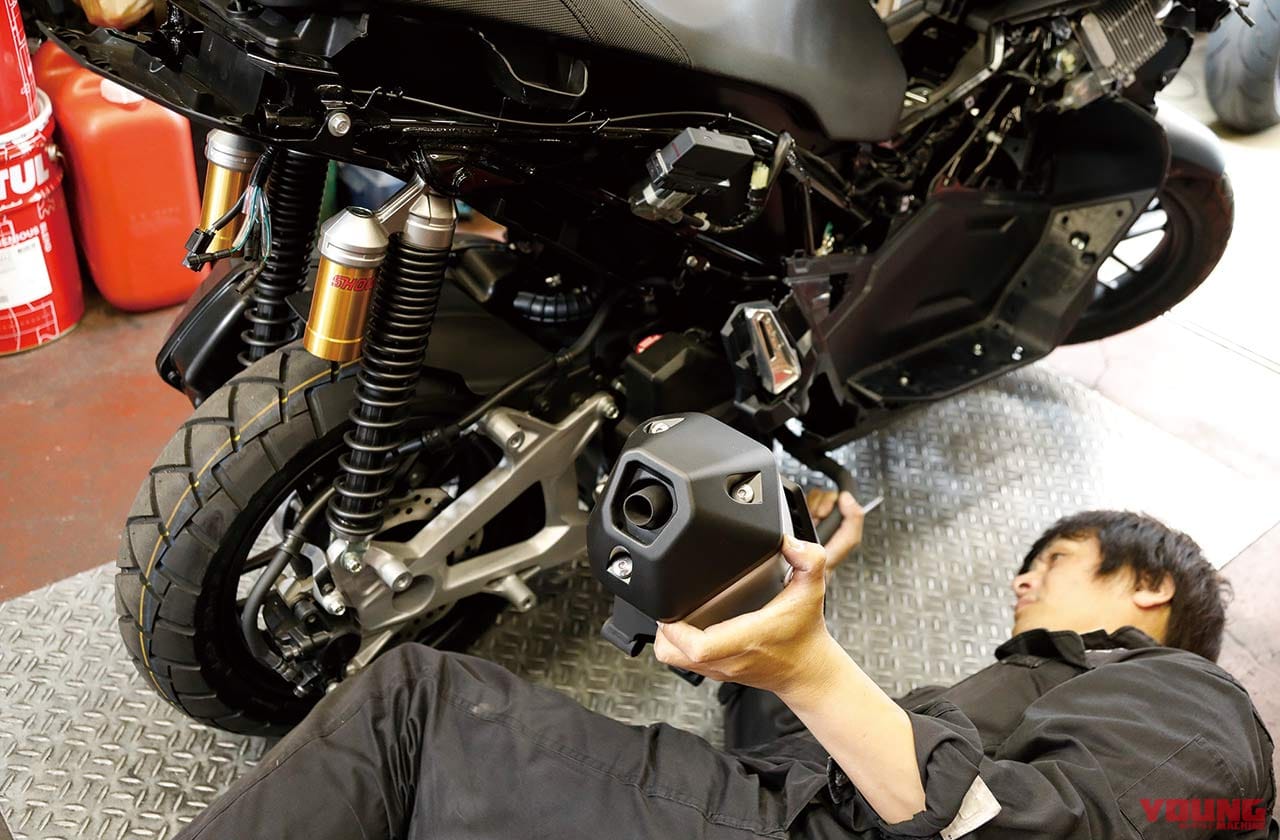 |YMラボ謹製「ADV150ラリー」カスタムプロジェクト#4【外装パーツ取り外し作業】