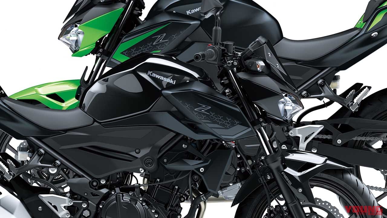 48馬力の軽快400ccネイキッド カワサキ Z400 に 21新色 本日11 6発売 Webヤングマシン 最新バイク情報 48馬力の軽快400ccネイキッド カワサキ Z400 に 21新色 本日11 6発売 Webヤングマシン 最新バイク情報