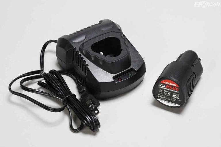 AP DC10.8V リチウムイオンバッテリー 1.5Ah&充電器|リーズナブル&小回りの利く電動充電式工具10.8Vシリーズ〈アストロプロダクツ〉