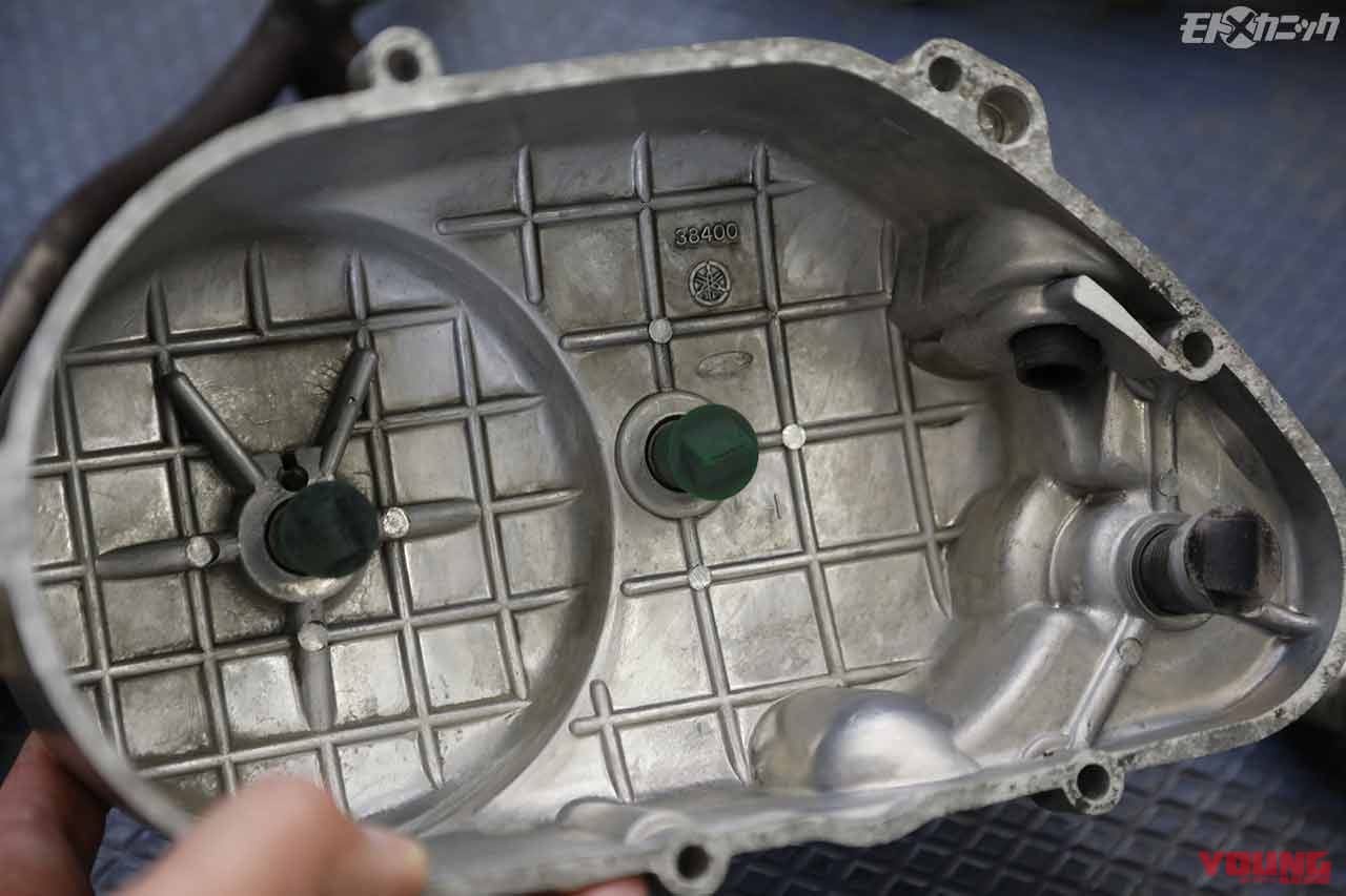|ヤマハ旧車チャピィをバラしてパーツ再塗装【エンジンカバーはガンコート|カーベック】