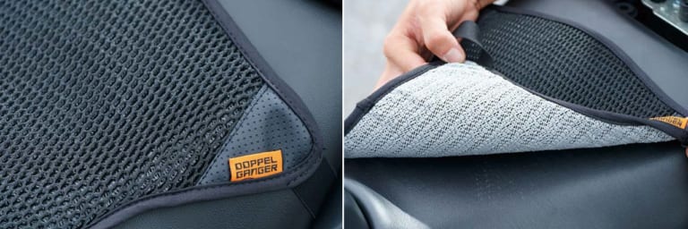 ドッペルギャンガー バイク用シートクッションセット クール&ゲル|座面の蒸れとお尻の痛みを解決するシートクッション〈ドッペルギャンガー クール&ゲル〉