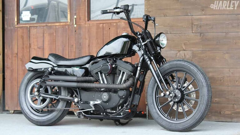 ハーレー スポーツスターXL1200Rカスタム【スプリンガーフォークをボルトオン】|ハーレー スポーツスターXL1200Rカスタム【スプリンガーフォークをボルトオン】