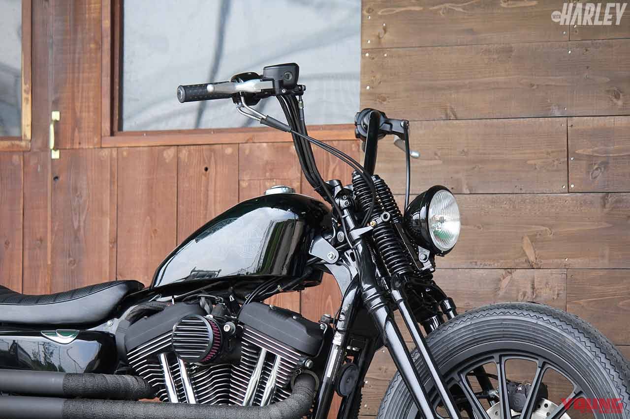 |ハーレー スポーツスターXL1200Rカスタム【スプリンガーフォークをボルトオン】