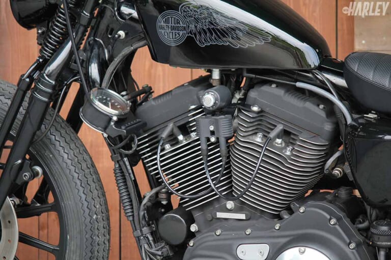 ハーレーダビッドソン スポーツスターXL1200Rグリーミングワークス カスタム|ハーレー スポーツスターXL1200Rカスタム【スプリンガーフォークをボルトオン】