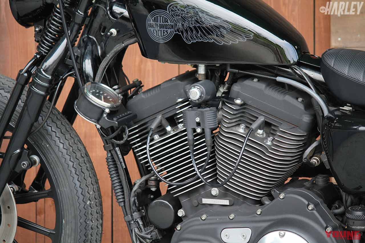 ハーレーダビッドソン スポーツスターXL1200Rグリーミングワークス カスタム|ハーレー スポーツスターXL1200Rカスタム【スプリンガーフォークをボルトオン】