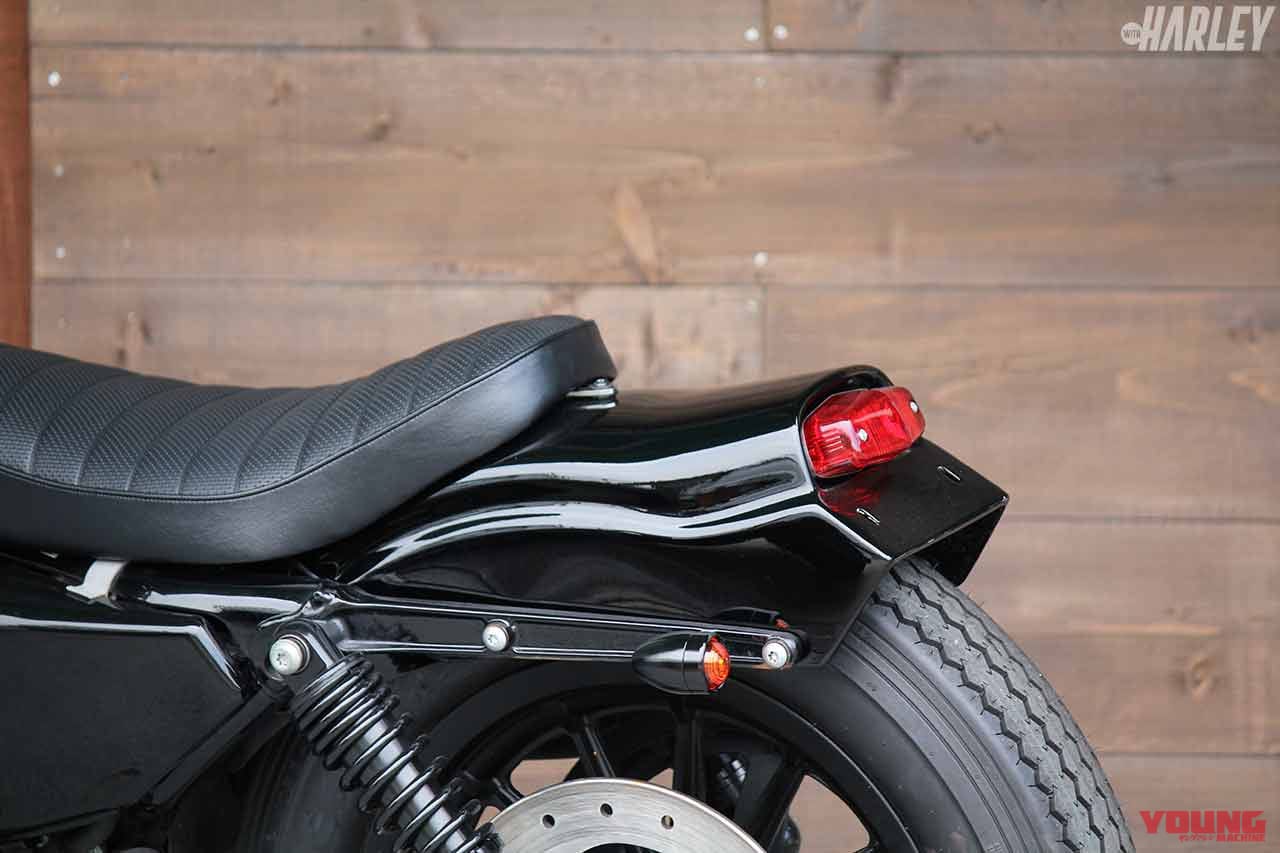 ハーレーダビッドソン スポーツスターXL1200Rグリーミングワークス カスタム|ハーレー スポーツスターXL1200Rカスタム【スプリンガーフォークをボルトオン】