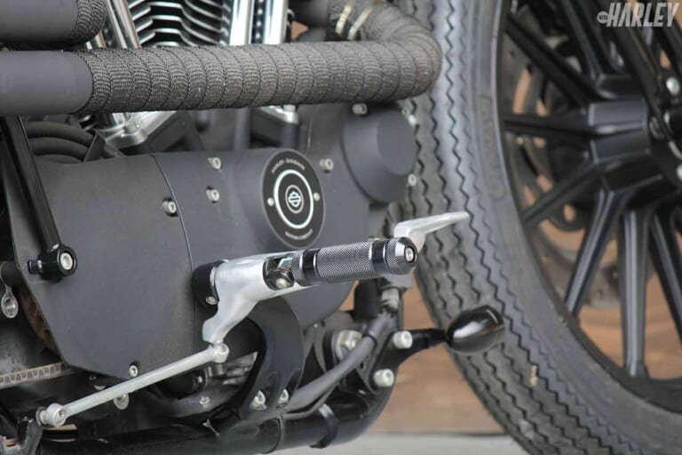 ハーレーダビッドソン スポーツスターXL1200Rグリーミングワークス カスタム|ハーレー スポーツスターXL1200Rカスタム【スプリンガーフォークをボルトオン】