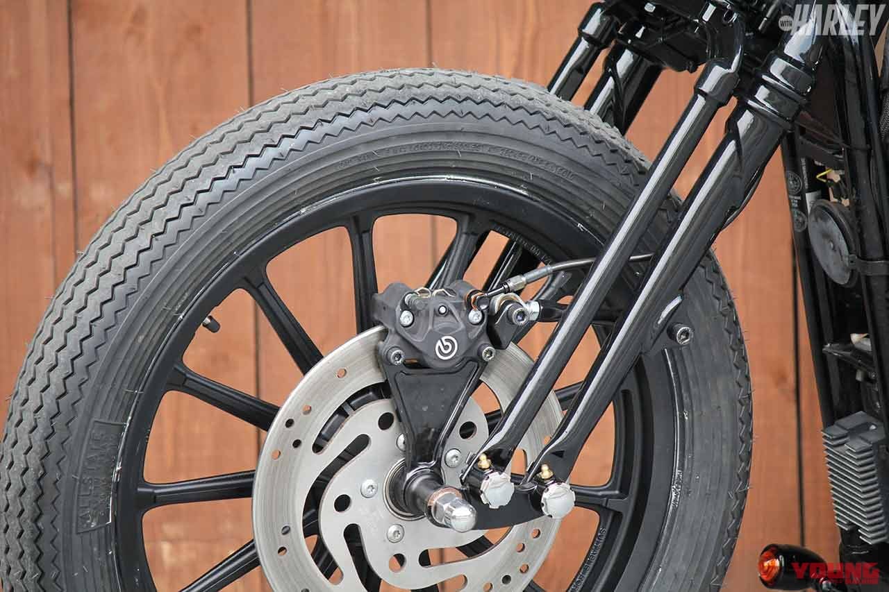 |ハーレー スポーツスターXL1200Rカスタム【スプリンガーフォークをボルトオン】