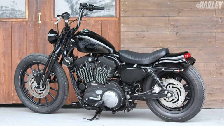 ハーレーダビッドソン スポーツスターXL1200Rグリーミングワークス カスタム|ハーレー スポーツスターXL1200Rカスタム【スプリンガーフォークをボルトオン】