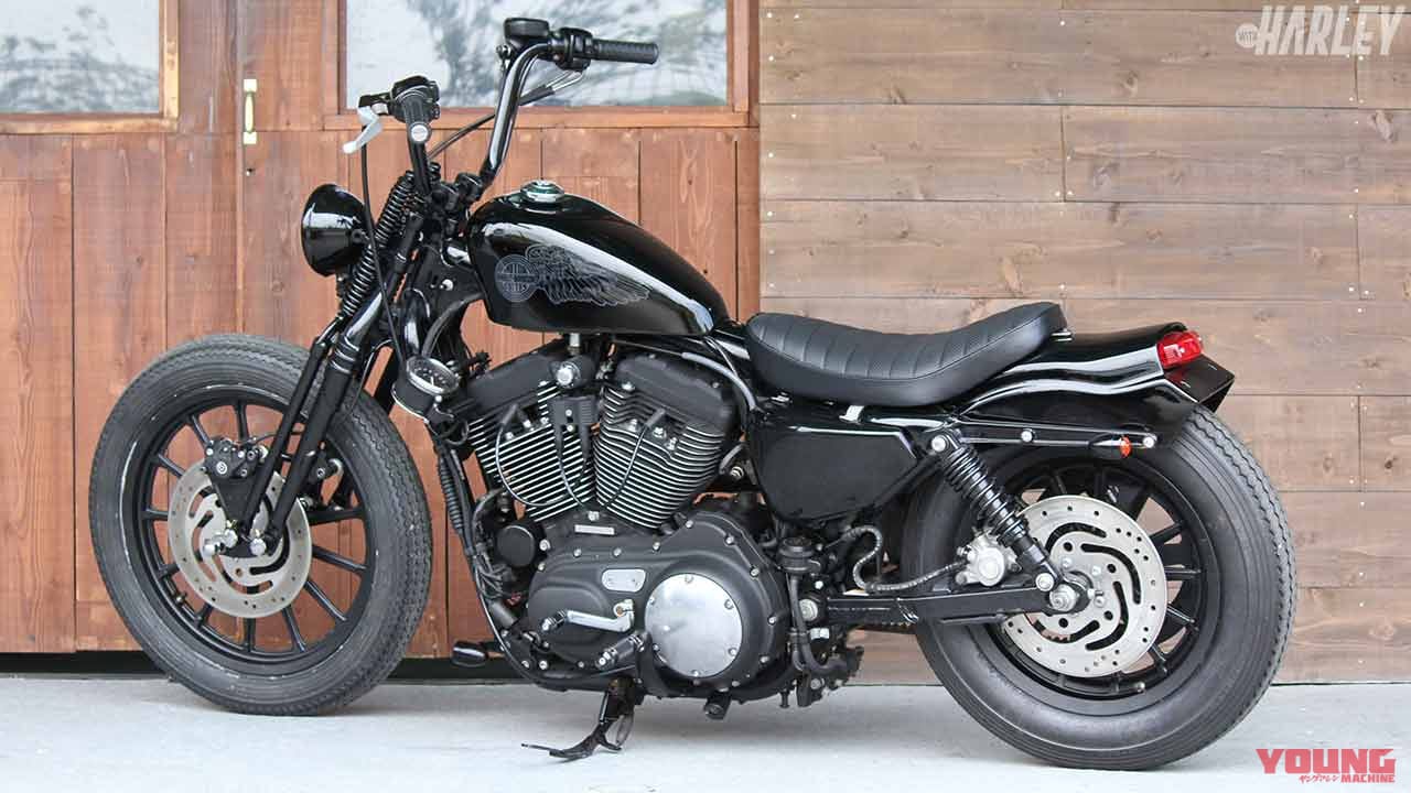ハーレーダビッドソン スポーツスターXL1200Rグリーミングワークス カスタム|ハーレー スポーツスターXL1200Rカスタム【スプリンガーフォークをボルトオン】