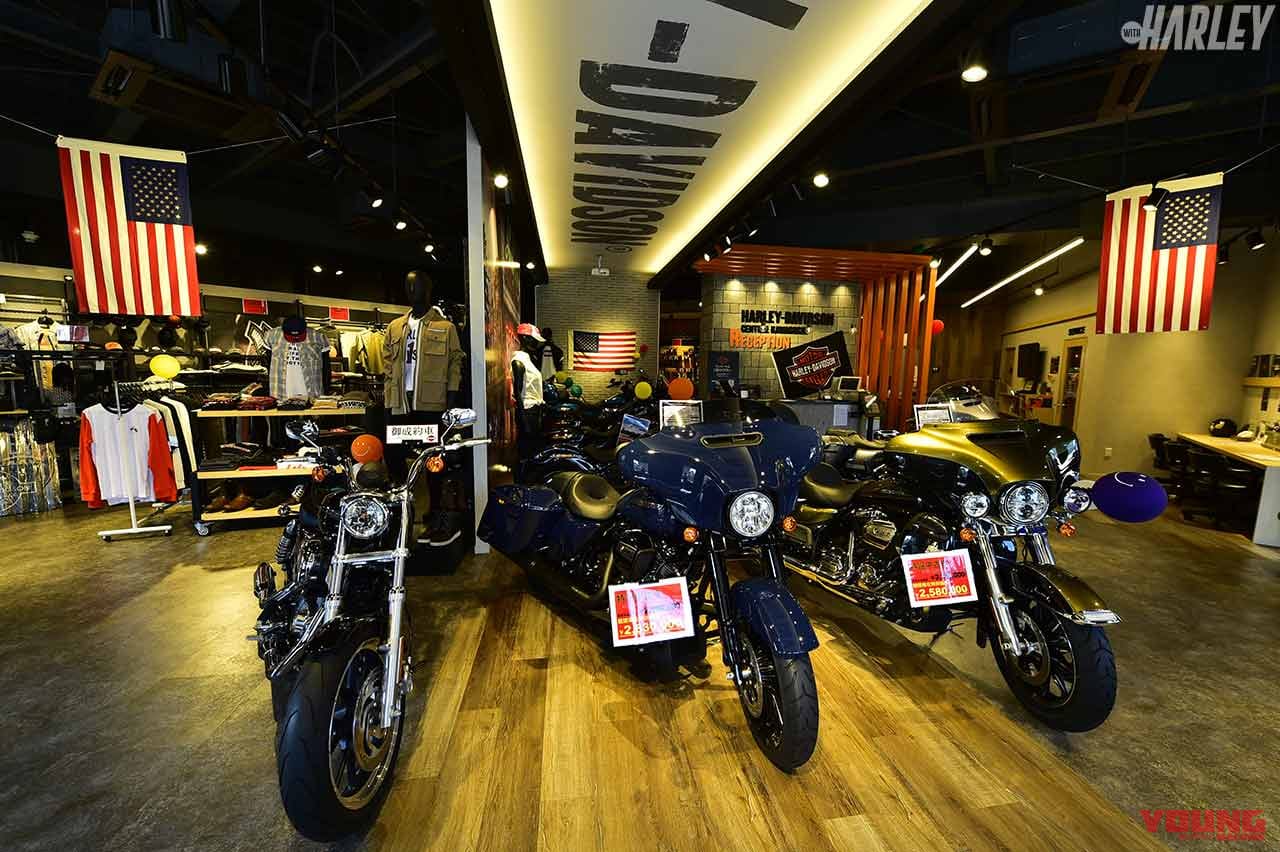 19年春に改装リニューアルオープンしたばかりの店舗|ハーレー乗りが集まり、長く愛されるディーラー〈ハーレーダビッドソンセントラル川口店〉