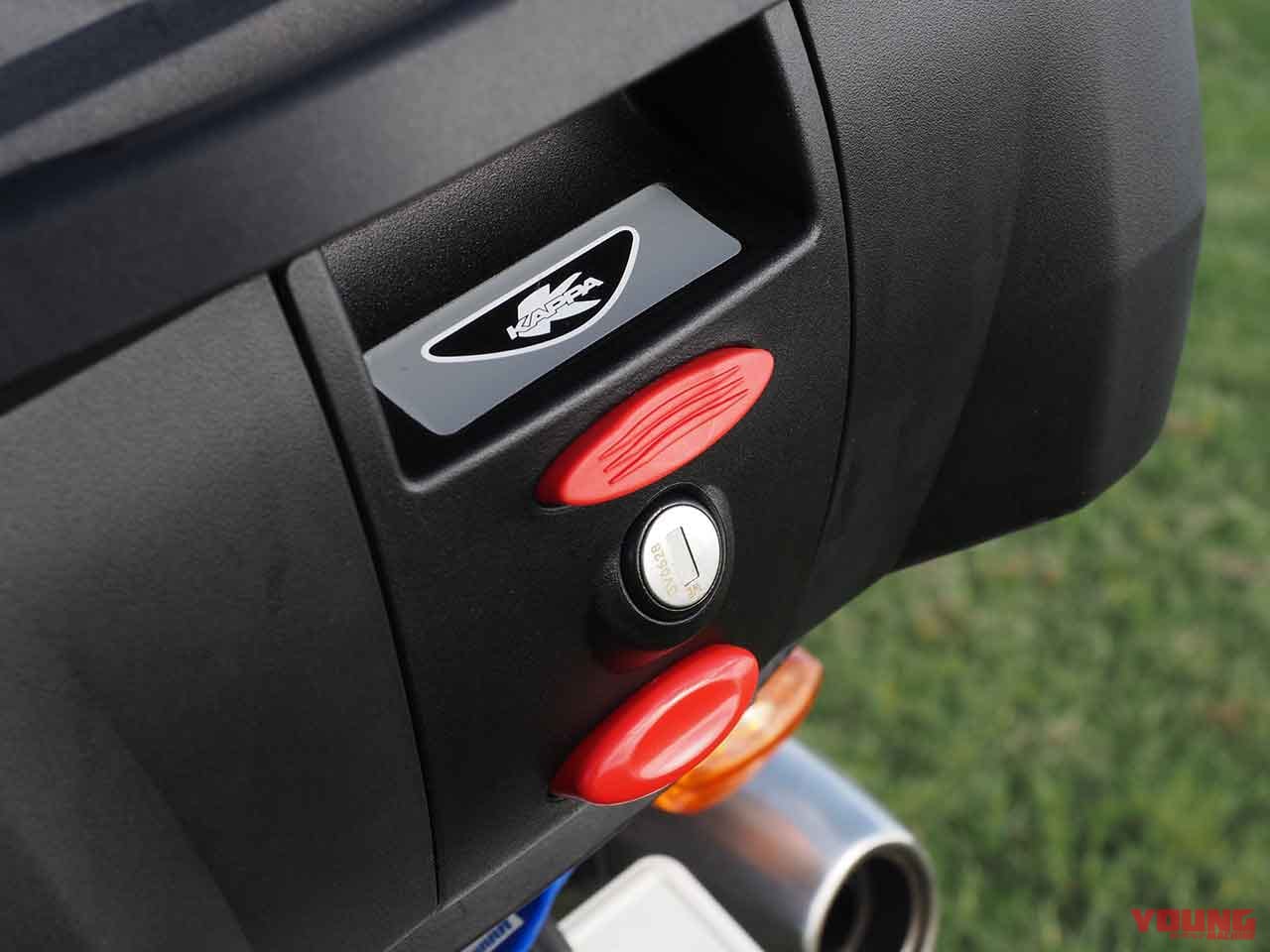 KAPPA(カッパ) モノロックシリーズ K320 トップケース|汎用ベース付きトップケースで積載性アップ〈KAPPA(カッパ) モノロックシリーズ〉