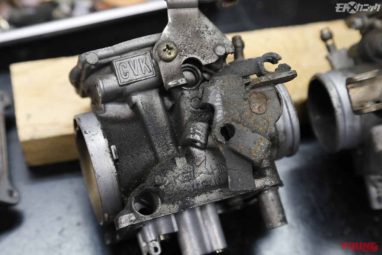 カワサキZR-7用CVKキャブレターをKZ900LTDに流用|カワサキZR-7用CVKキャブレターをKZ900LTDに流用〈分解/洗浄/復元編〉