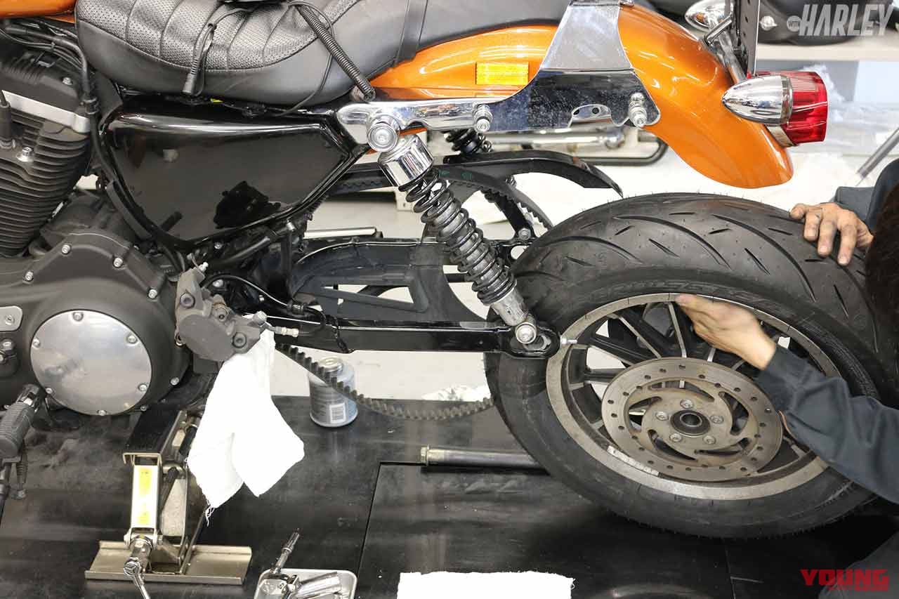 |ハーレー スポーツスター883Rのタイヤをメッツラー クルーズテックに換装してみた