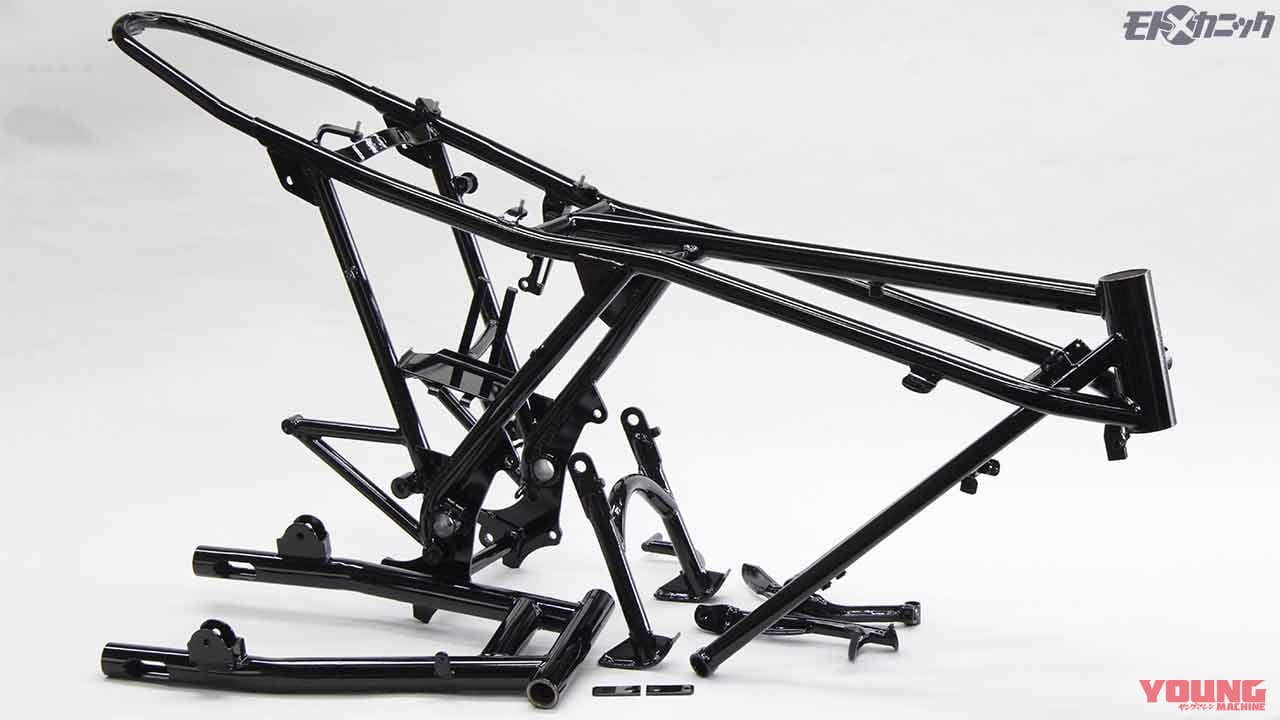PCカトーにより美しく仕上げられたフレーム