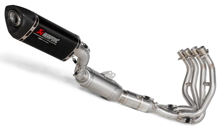 カワサキ×アクラポビッチ フルエキゾーストマフラー コラボレーションエディション 政府認証タイプ|ニンジャZX-25Rカスタムパーツが続々登場 #1【アクラポビッチ、ビートetc.】