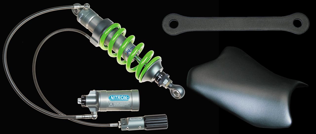 レーシングサス ケイズスタイル仕様|ニンジャZX-25Rカスタムパーツが続々登場 #2【トリックスター/ケイズスタイル】