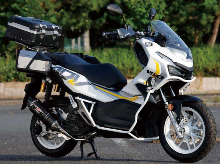 ヤングマシン ADV150ラリー|ヤンマシカスタムADV150ラリーが行く 走行距離1000km突破! ツーリング堪能中〈モニター提供読者レポート#2〉