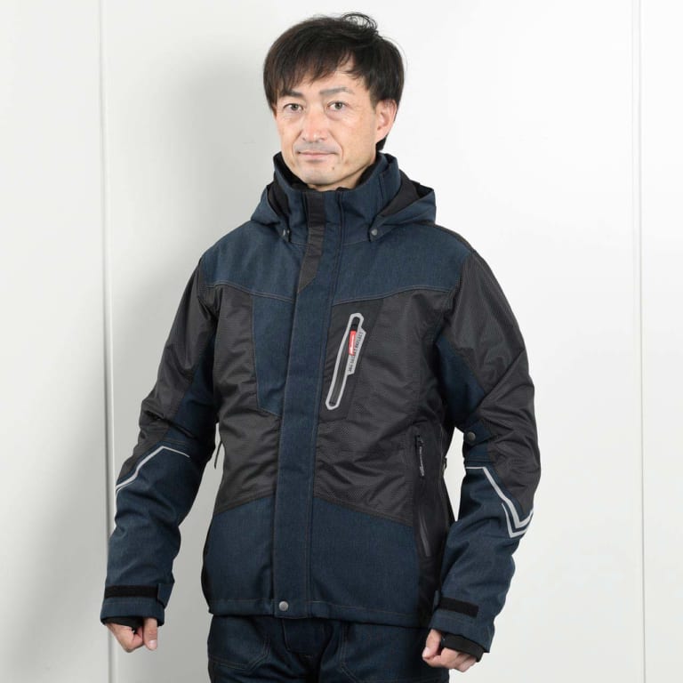 ライダースジャケットワークマンWORKMAN2点セット☆イージス360デニム　フリース防風ジャケット