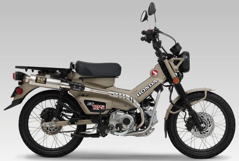 ヨシムラ 機械曲GPマグナム サイクロン タイプアップ エクスポートスペック 政府認証マフラー for CT125ハンターカブ|CT125ハンターカブに走る楽しさをプラスするヨシムラマフラー「GPマグナム」