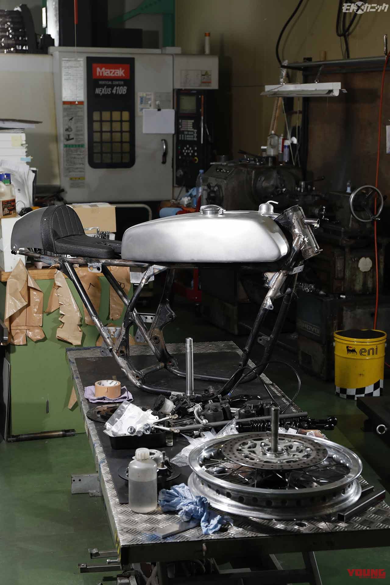 |国産絶版車のメンテのみならずスペシャリティマシン作りにも積極的な「モトジョイ」