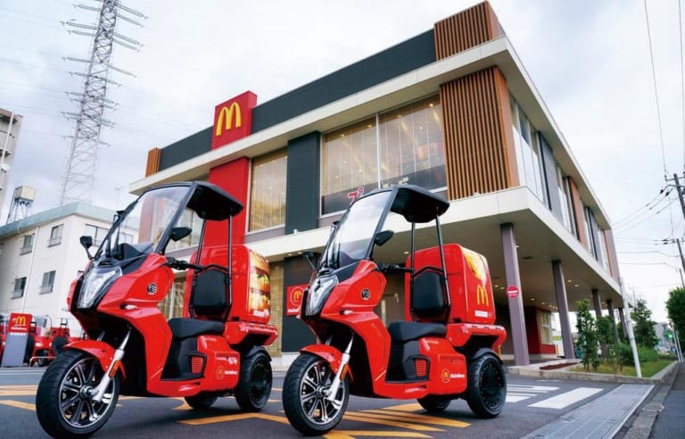 3輪電動バイク「アイディア AA-カーゴ」試乗インプレ【マクドナルド正式導入で注目】|3輪電動バイク「アイディア AA-カーゴ」試乗インプレ【マクドナルド正式導入で注目】