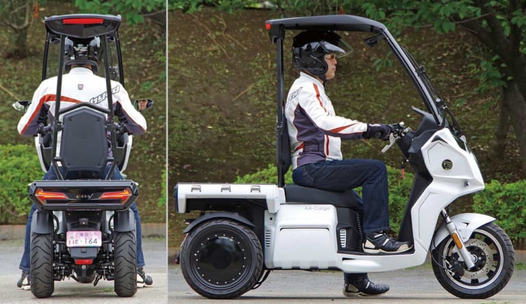 3輪電動バイク アイディア AAカーゴ β4|3輪電動バイク「アイディア AA-カーゴ」試乗インプレ【マクドナルド正式導入で注目】
