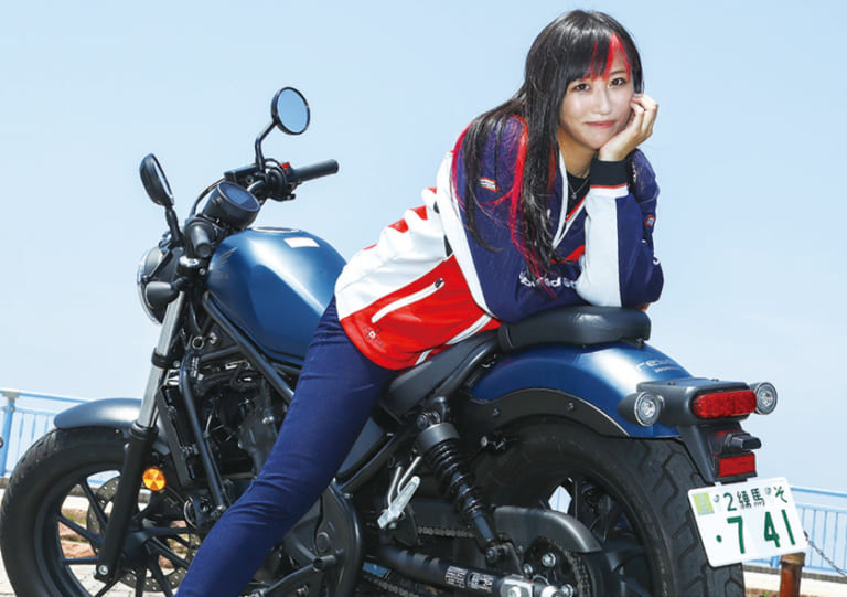 岡崎静夏のレブル250試乗インプレ【どこから見ても本物の"スタイリッシュ"】|岡崎静夏のレブル250試乗インプレ〈前編〉【どこから見ても本物の”スタイリッシュ”】