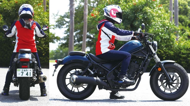 岡崎静夏のレブル250試乗インプレ【どこから見ても本物の"スタイリッシュ"】|岡崎静夏のレブル250試乗インプレ〈前編〉【どこから見ても本物の”スタイリッシュ”】