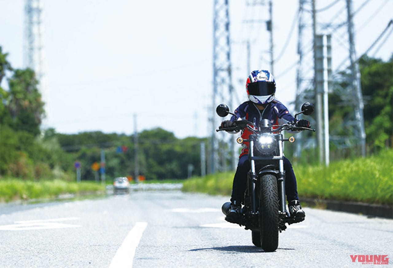 岡崎静夏のホンダ レブル250試乗インプレ 後編 リラックスして楽しむのにピッタリ Webヤングマシン 最新バイク情報 岡崎静夏のホンダ レブル250試乗インプレ 後編 リラックスして楽しむのにピッタリ Webヤングマシン 最新バイク情報