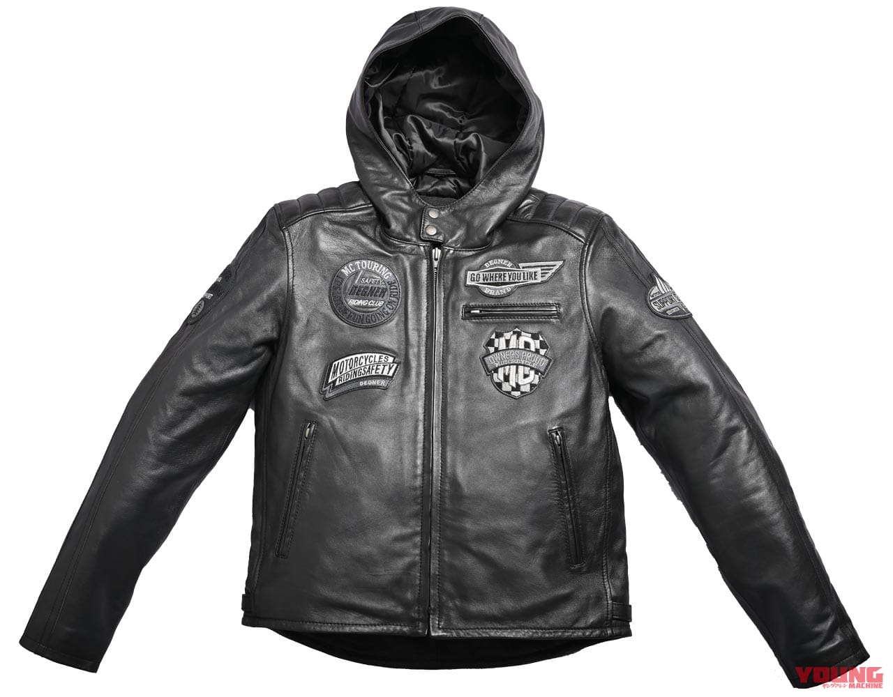 デグナー メンズレザージャケット|20WJ-1|’20-’21秋冬ライディングウェア:デグナー【フーディスタイルのライダースetc.】