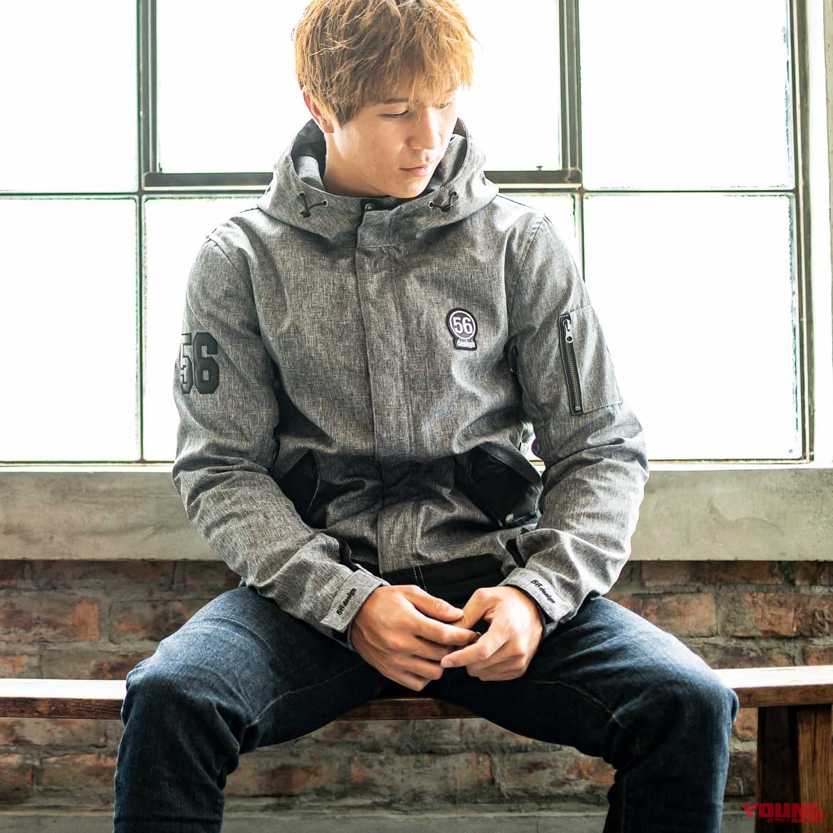 56 ショートモッズ|’20-’21秋冬ライディングウェア:56デザイン【フーディーブームの火付け役】