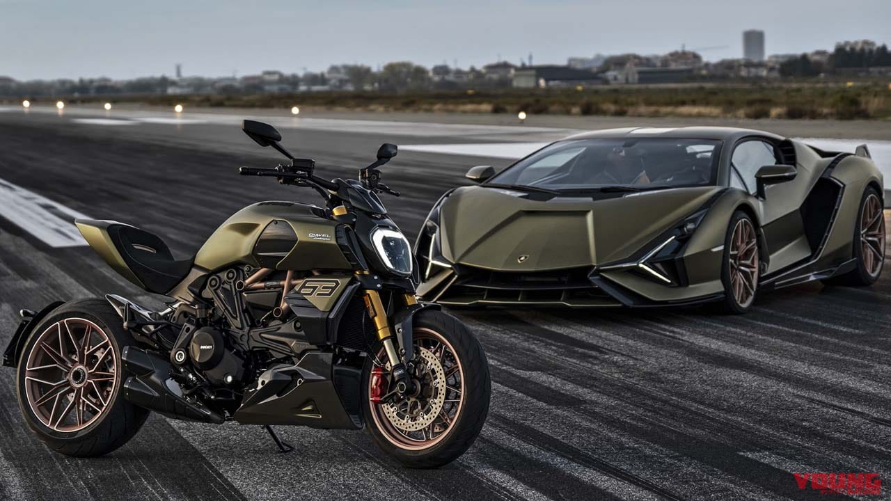 ランボルギーニ ドゥカティが夢のコラボ 限定630台の メイドインイタリー とは Webヤングマシン 最新バイク情報