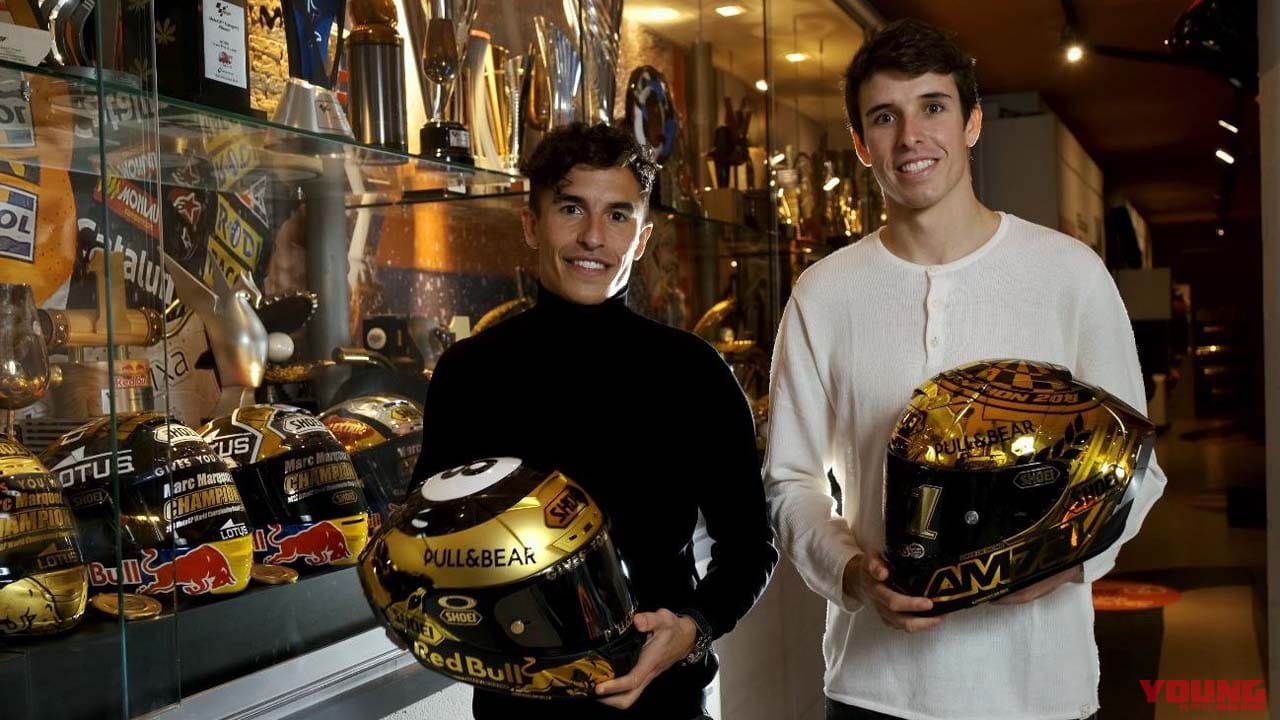 |SHOEIがマルケス兄弟と4年間の契約更新、レプリカヘルメットが楽しみ!