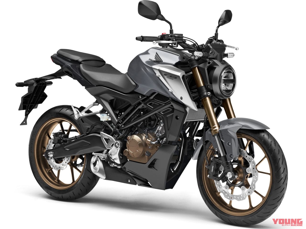 2021年モデル・ホンダCB125R|ホンダ「CB125R」は新エンジン搭載、ZX-25Rより太い「SFF-BP」倒立フォークを採用!
