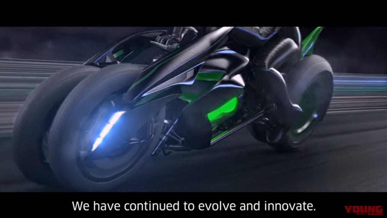 |カワサキがハイブリッドのバイクを開発中! ライディオロジー×AIの研究成果も登場間近か