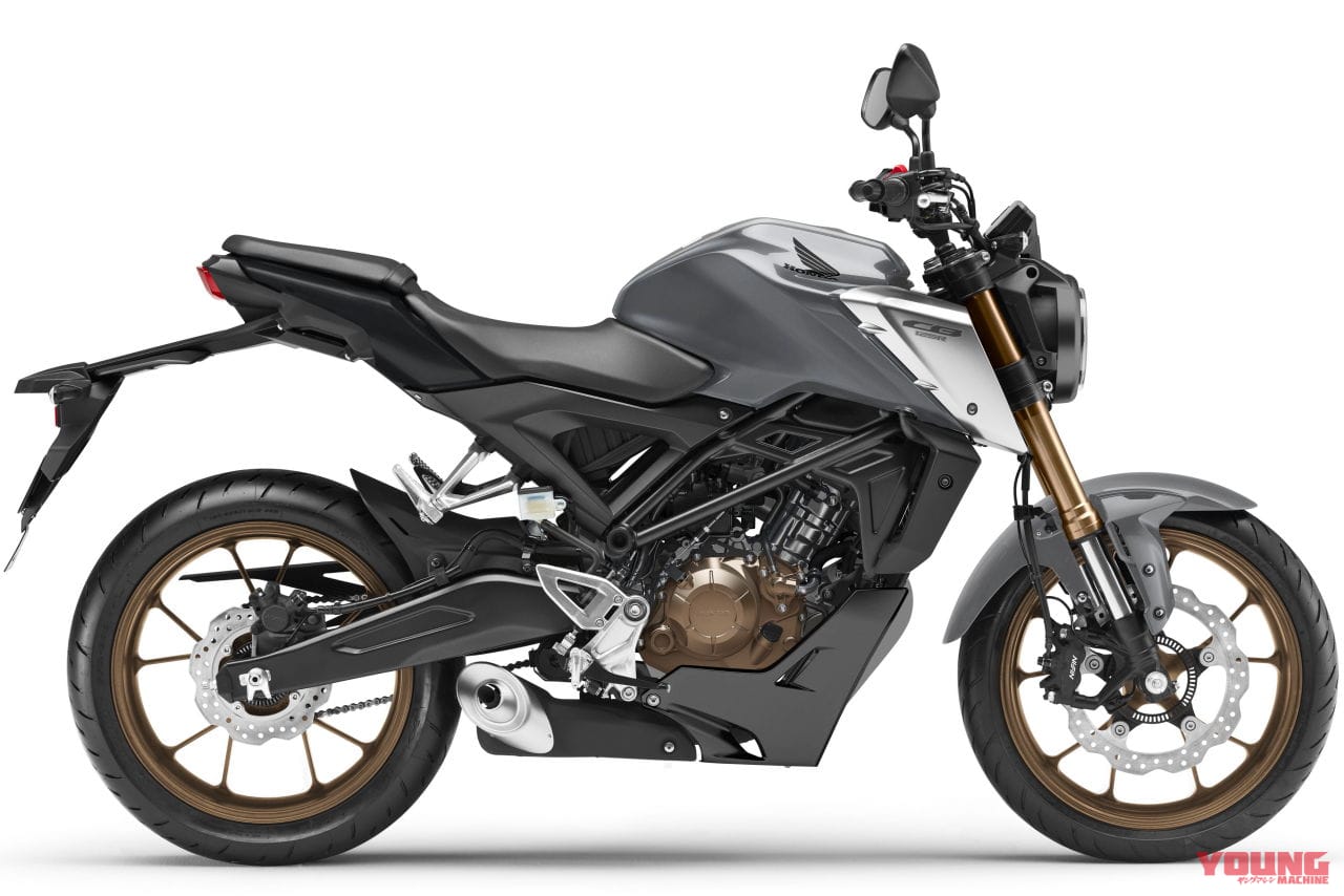 2021年モデル・ホンダCB125R|ホンダ「CB125R」は新エンジン搭載、ZX-25Rより太い「SFF-BP」倒立フォークを採用!