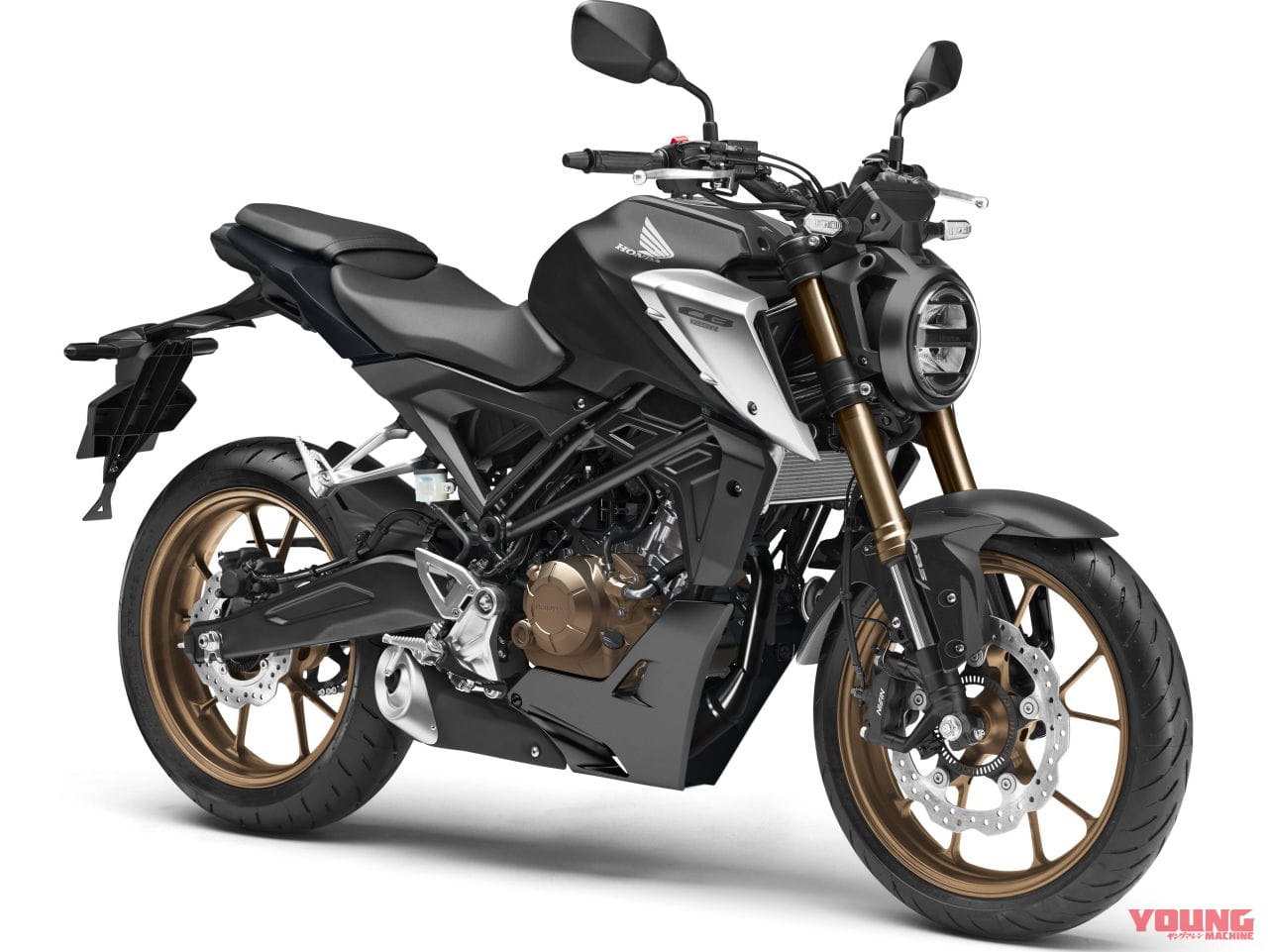 ホンダ Cb125r は新エンジン搭載 Zx 25rより太い Sff Bp 倒立フォークを採用 Webヤングマシン 最新バイク情報 ホンダ Cb125r は新エンジン搭載 Zx 25rより太い Sff Bp 倒立フォークを採用 Webヤングマシン 最新バイク情報