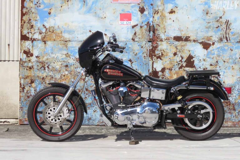 '97ハーレーFXDLダイナローライダー・ブルズアイカスタム|’97ハーレーFXDLダイナローライダー・ブルズアイカスタム【走り&実用性を追求】