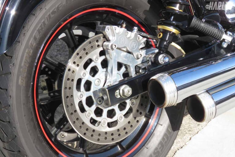 '97ハーレーFXDLダイナローライダー・ブルズアイカスタム|’97ハーレーFXDLダイナローライダー・ブルズアイカスタム【走り&実用性を追求】