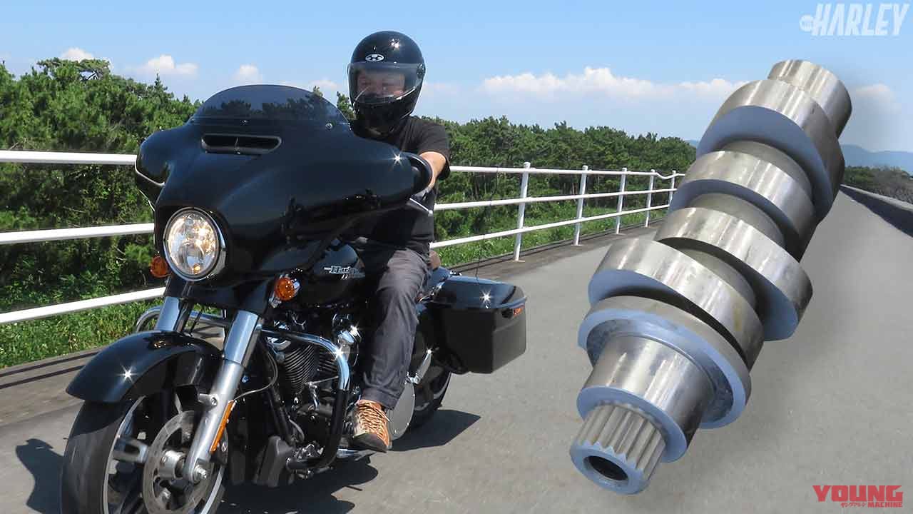 カムを変えると特性が変わる