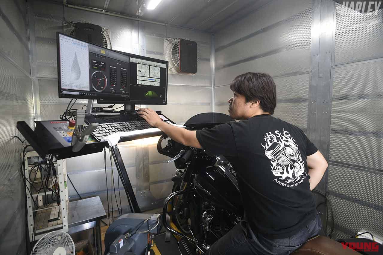 |現代版ハーレーはカムシャフト交換でエンジン特性をチューニング〈HSC静岡/沼津〉